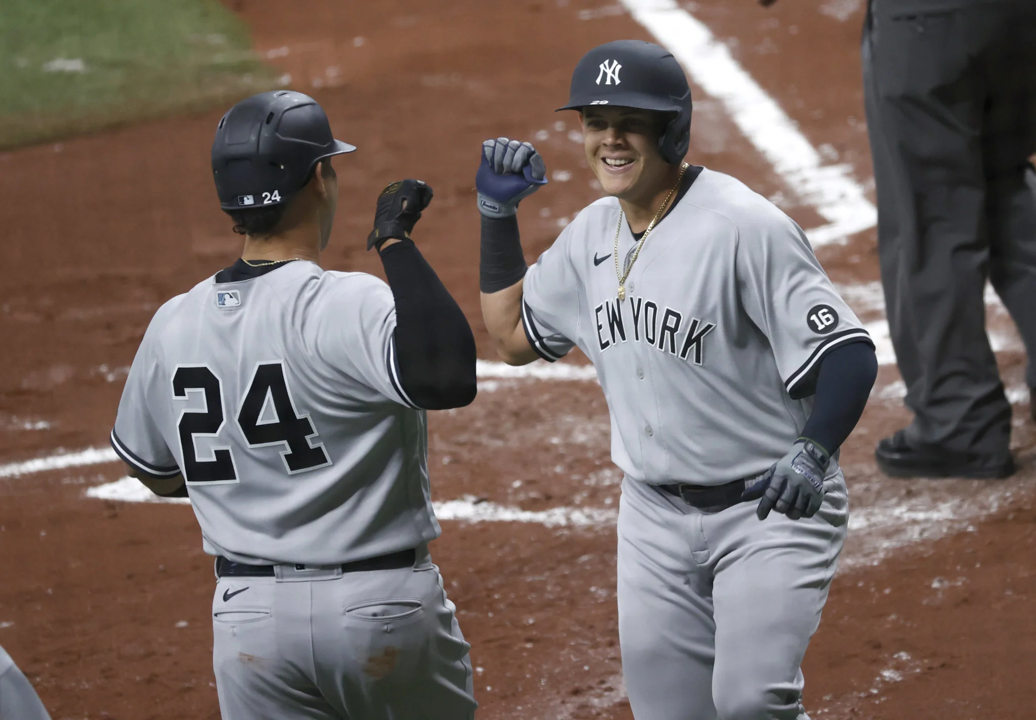 Gio and Gary are psyched not to be playing this series at the Trop (Kim Klement / USA TODAY Sports)