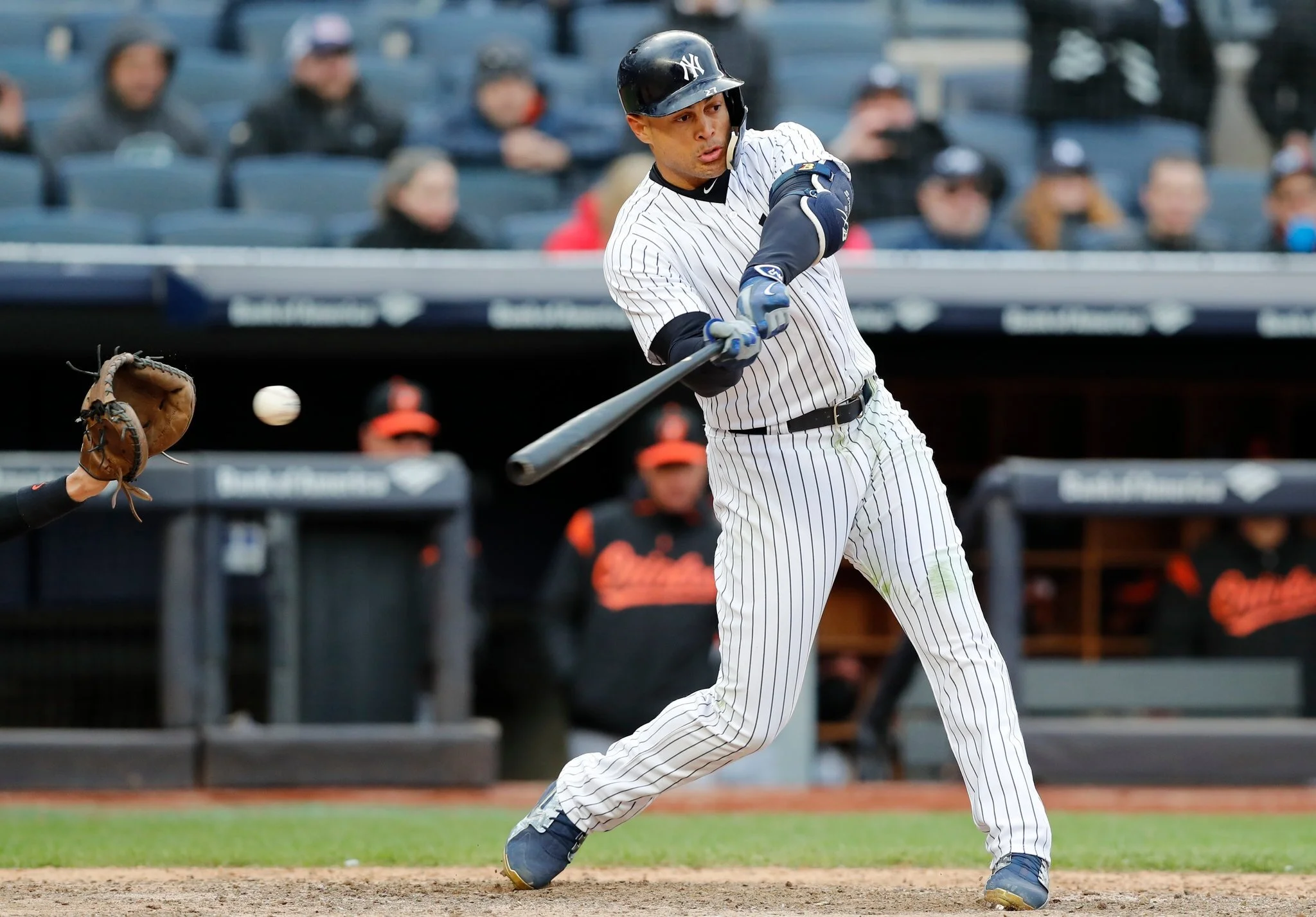The Yankees’ offense had trouble mustering much of anything this weekend (Kathy Willens / AP)