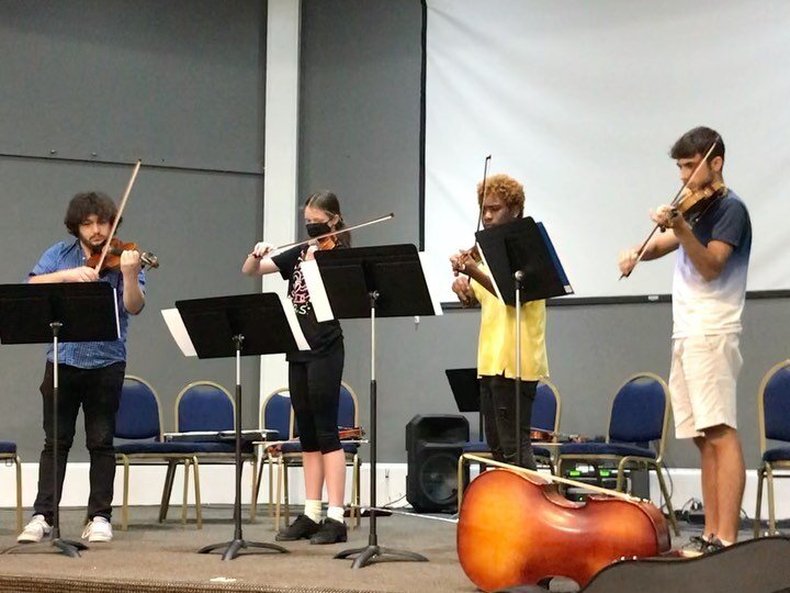 Preparation for our Crescent City String Camp &amp; Festival is on 🔥! 🎶 🎼 🎻 

#telemann #concertoforfourviolins #summercamp #violin