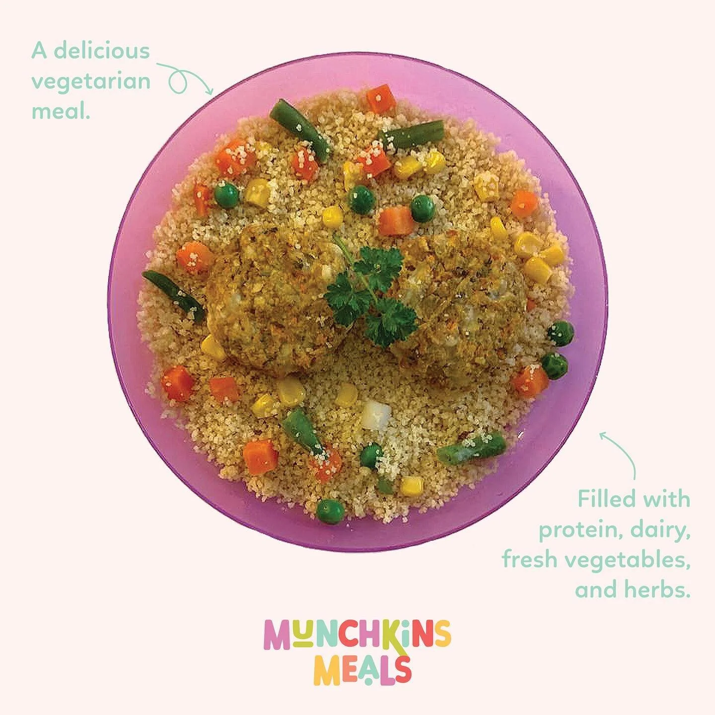 Our delicious vegetarian Chickpea Patties with Lemon Herb Yogurt and Couscous is definitely proven to be a kids favorite. It ticks all the nutritious boxes with sources of diary, protein, and many yummy vegetables.