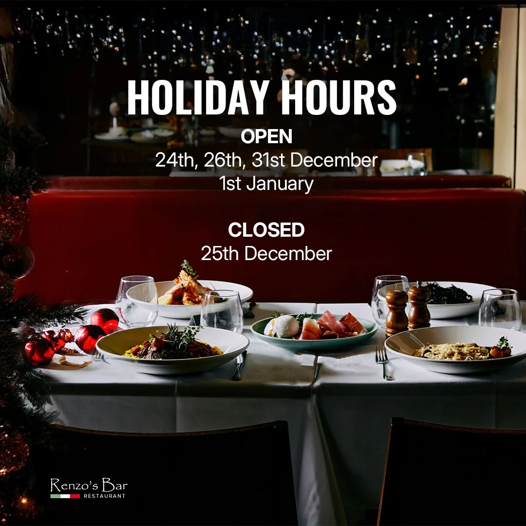 🎄🍝 HOLIDAY HOURS ALERT! 🍾✨

We&rsquo;re OPEN for your festive feasts on the 24th, 26th, and 31st of December, plus New Year&rsquo;s Day to kickstart 2024 with Italian vibes.

But on Christmas Day, we&rsquo;re taking a little famiglia time.

Plan y