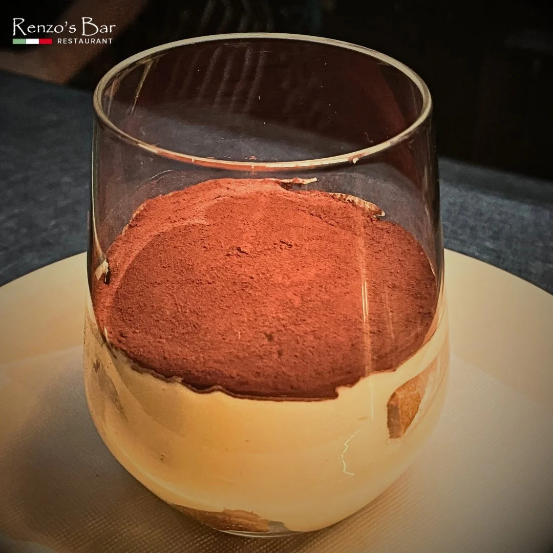 Indulge in a little slice of heaven with our classic Tiramis&ugrave;... it's the perfect sweet ending to your Italian feast at Renzo&rsquo;s Bar. 🍰☕

#tiramisu #italiandessert #renzosbar #italiancuisine #docklands #melbourne #melbournefoodie #melbou