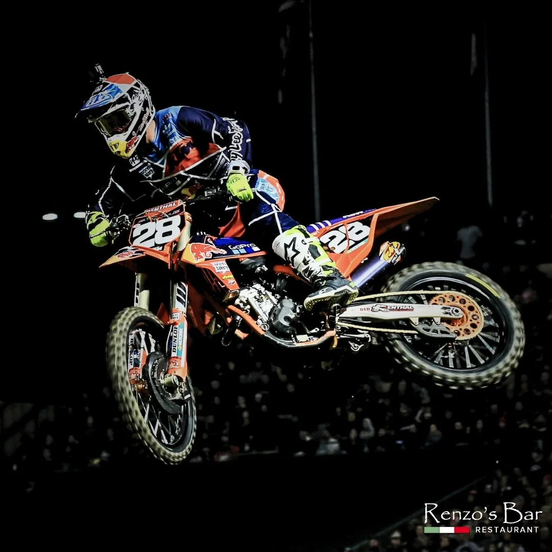 After the heart-pumping action at AusX Open, treat yourself to some Italian comfort food at Renzo&rsquo;s Bar.

We&rsquo;re right by Marvel Stadium!

#ausxopen #italianfoodmelbourne #postsupercrossfeed #italiancomfortfood #marvelstadium #melbourneeat