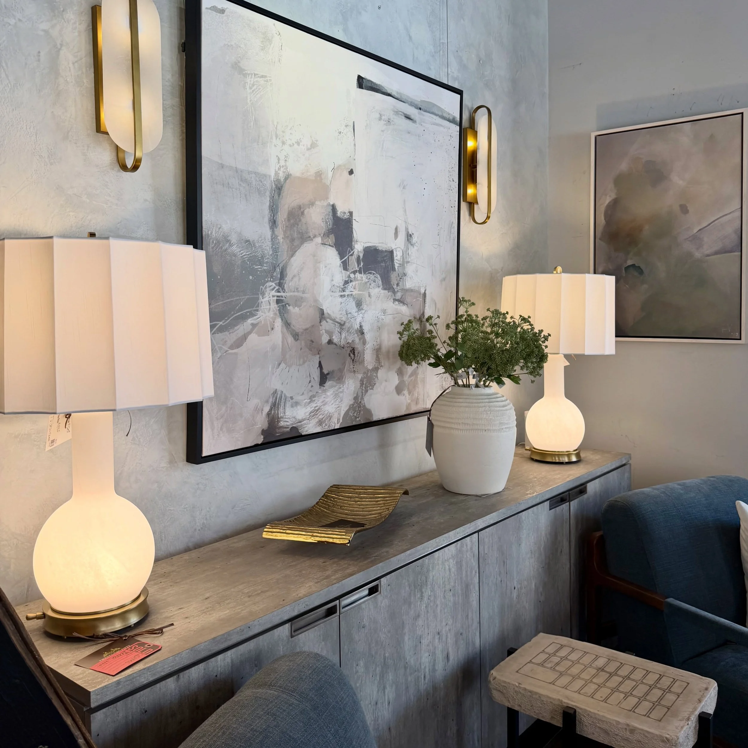 Lighting that doubles as art. ✨ These stunning lamps feature illuminated bases that create the most beautiful glow while adding an elevated touch to any space.

Discover these pieces and more from our beautiful selection of luxury home furnishings&md