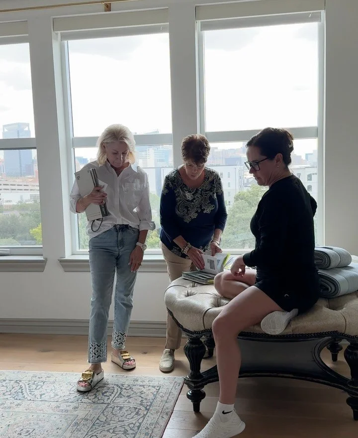 A little behind-the-scenes from today ✨ We visited our client&rsquo;s beautiful condo and started bringing the next phase of her home to life.

From selecting fabrics to planning thoughtful upgrades throughout the space, every detail is being careful