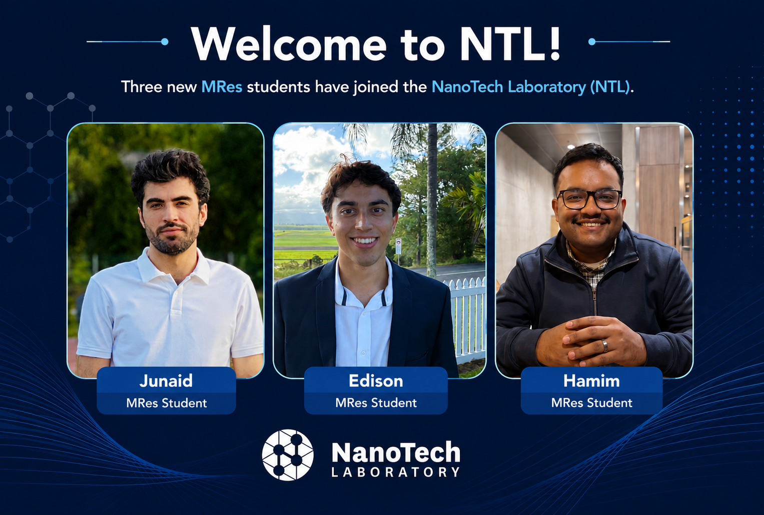 Welcoming our new MRes students to NTL
