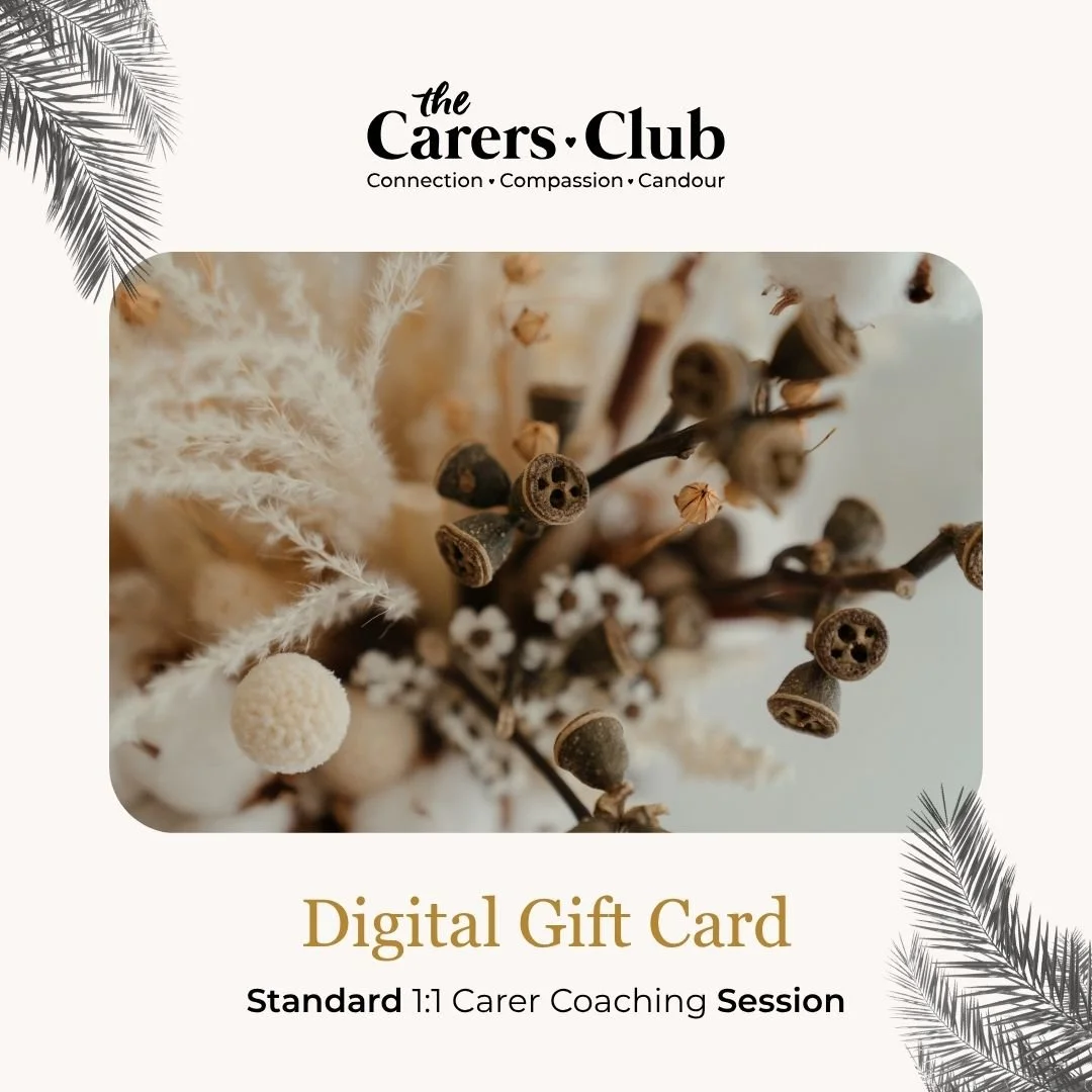 Gift Card: Standard 1:1 Carer Coaching Session