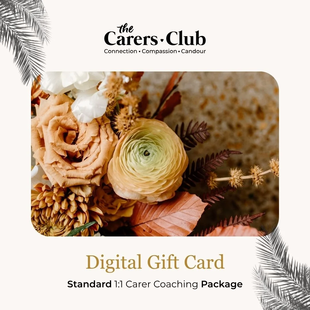 Gift Card: Standard 6 Week 1:1 Carer Coaching Package
