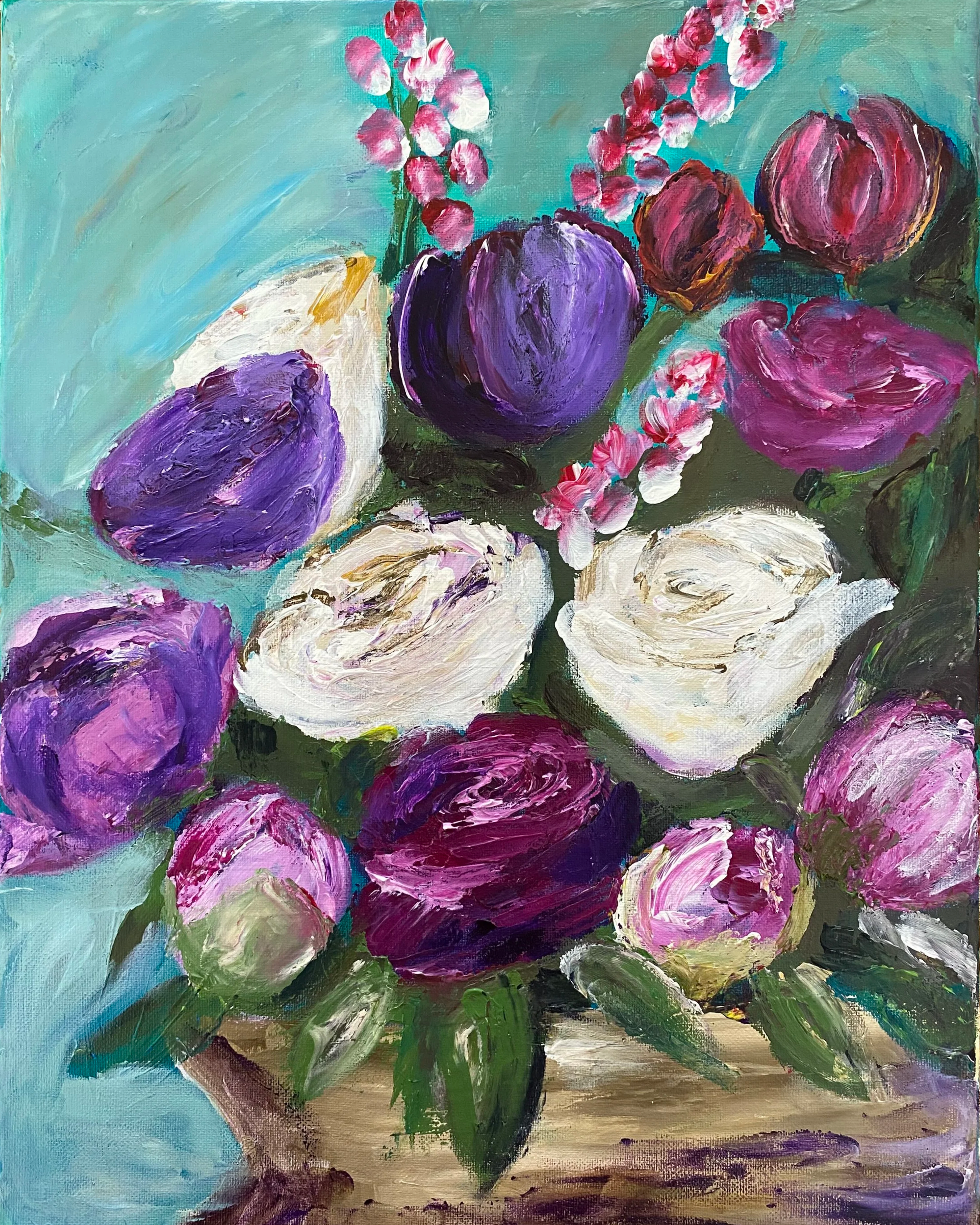 Kates Abstract Flowers 