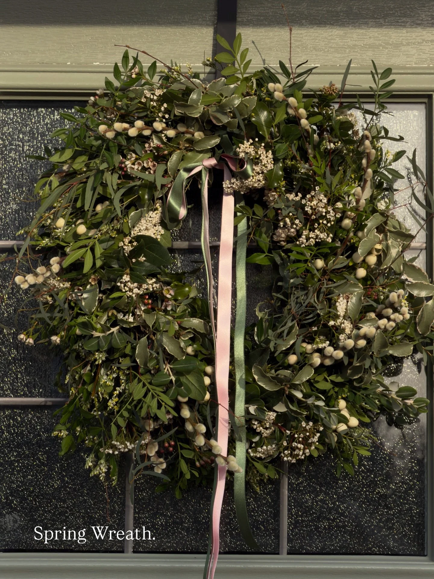 Thank you so much to Millie from @studioartemisevents  for making me a Spring wreath for my door.  It was so kind of you to agree to make this.

I absolutely LOVE it. 

You totally &lsquo;get me&rsquo;!!! ❤️🌼

A wreath for every season!  That&rsquo;