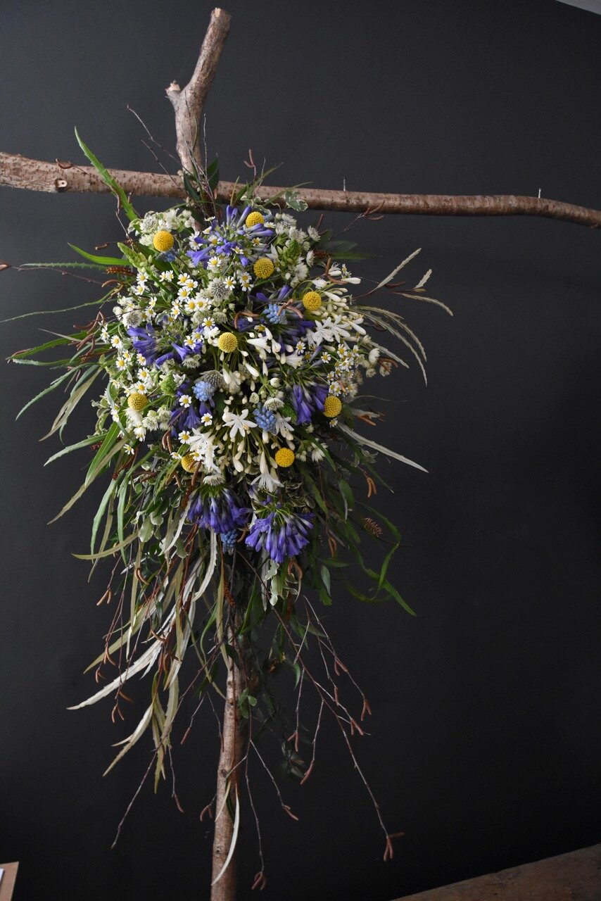 Natural funeral flowers