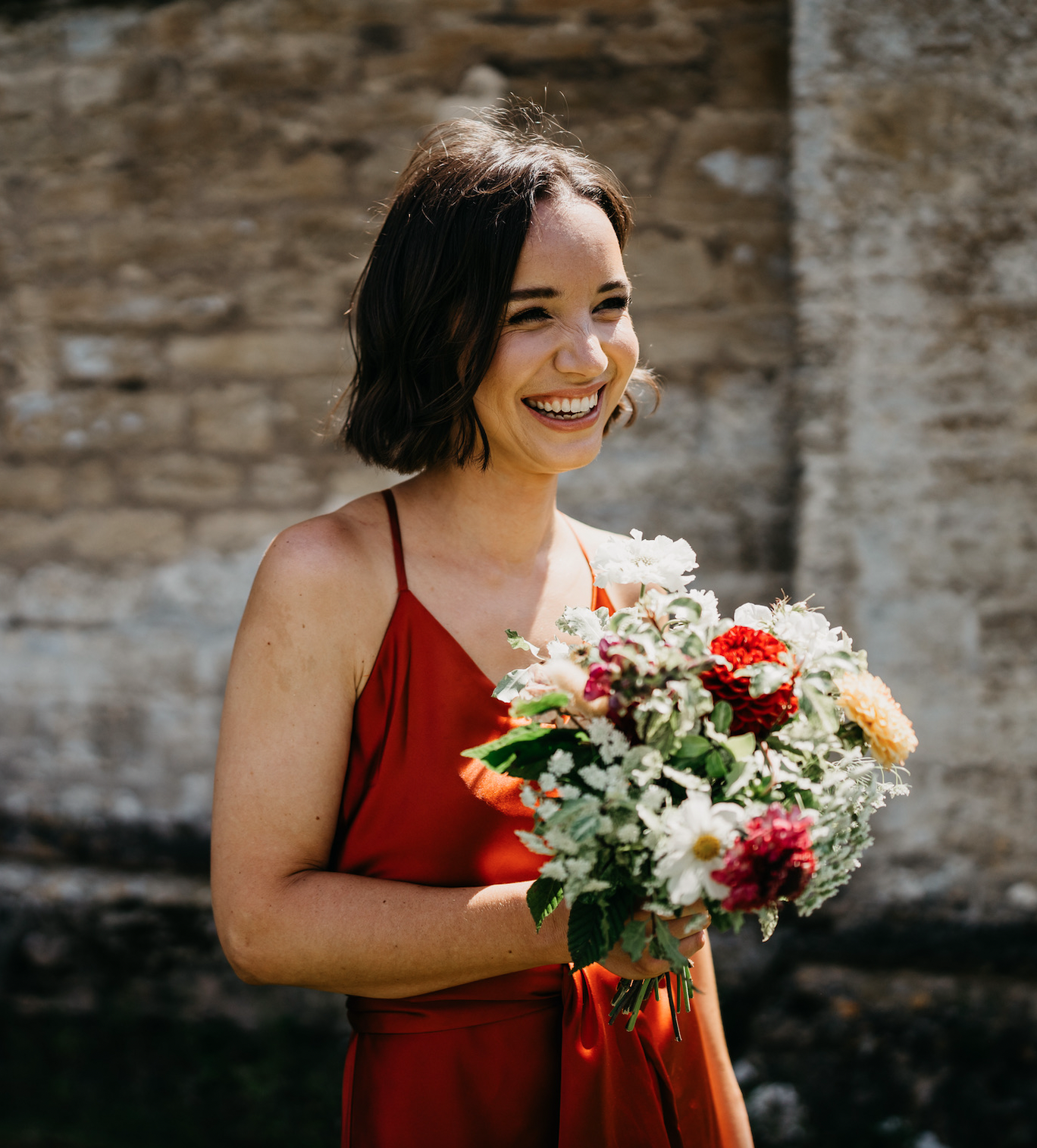 A July bouquet for a bridesmaid - Photo by Ed Godden