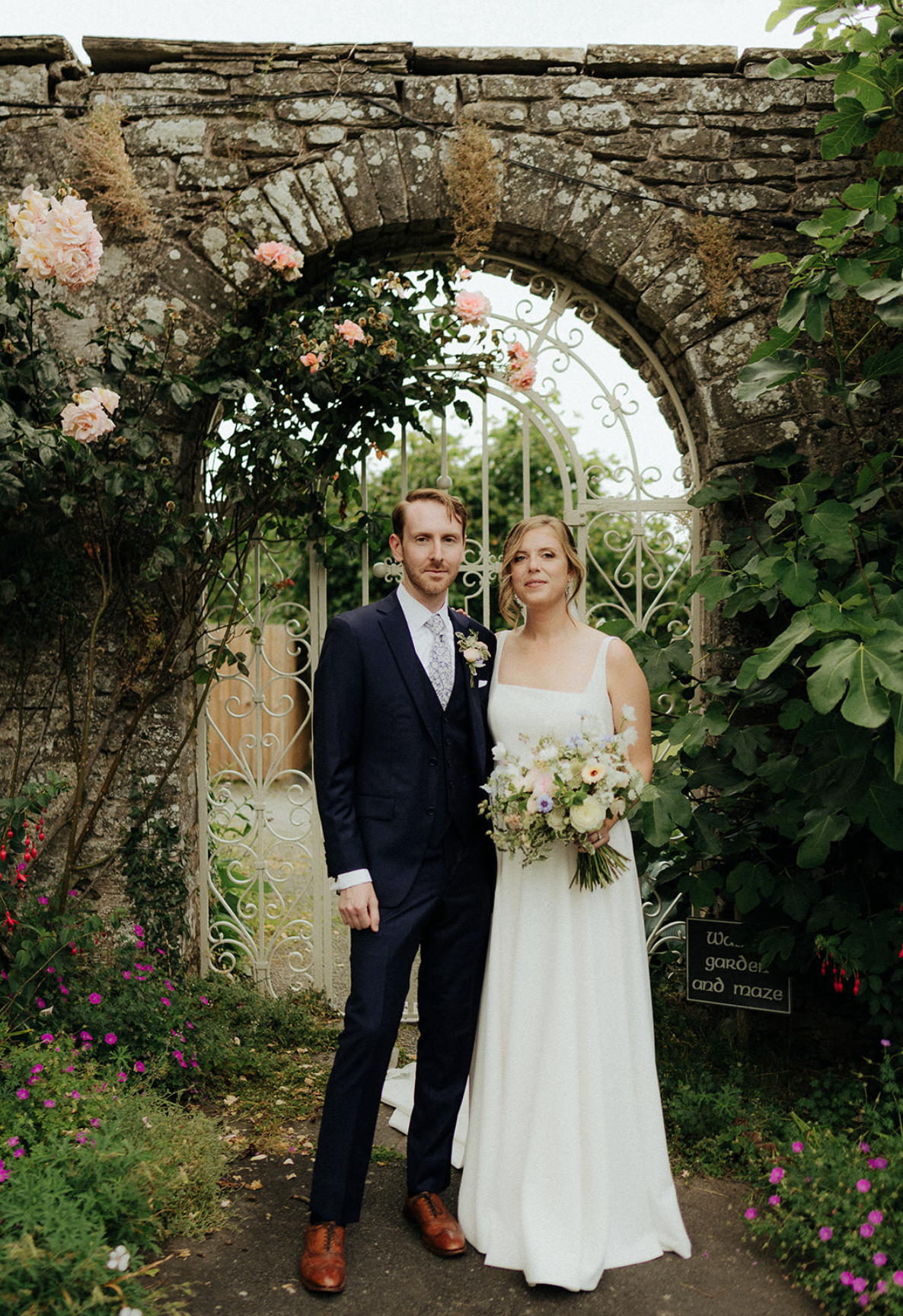Llangoed Hall wedding, Brecon