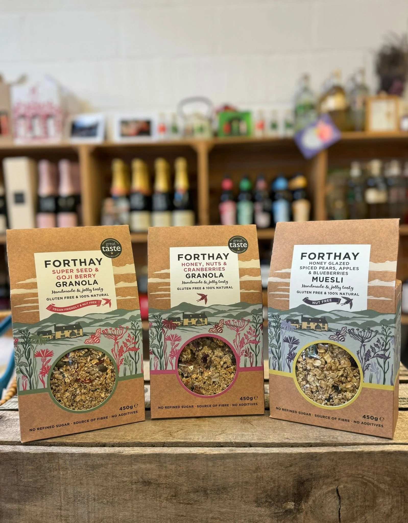 This granola is lovingly made by Debs and is a firm favourite with our customers. It is totally gluten free and comes in a range of really tasty flavours. We were one of Debs' first suppliers!