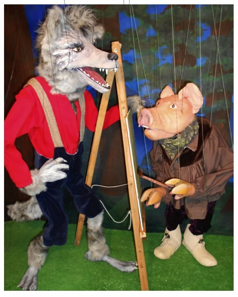 Big Bad Wolf & Pablo Pigcasso Marionettes