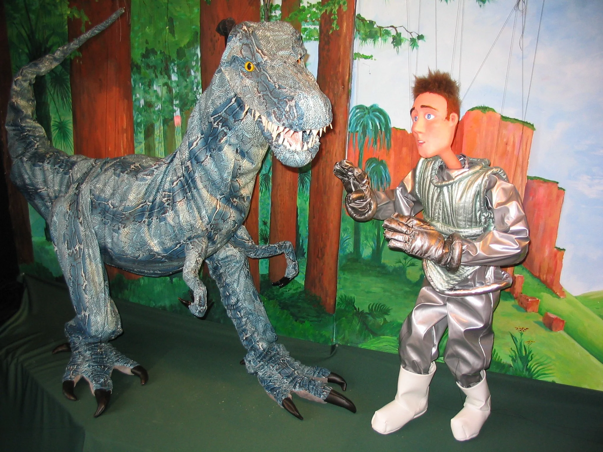 T-Rex and Nick Eastman Marionettes