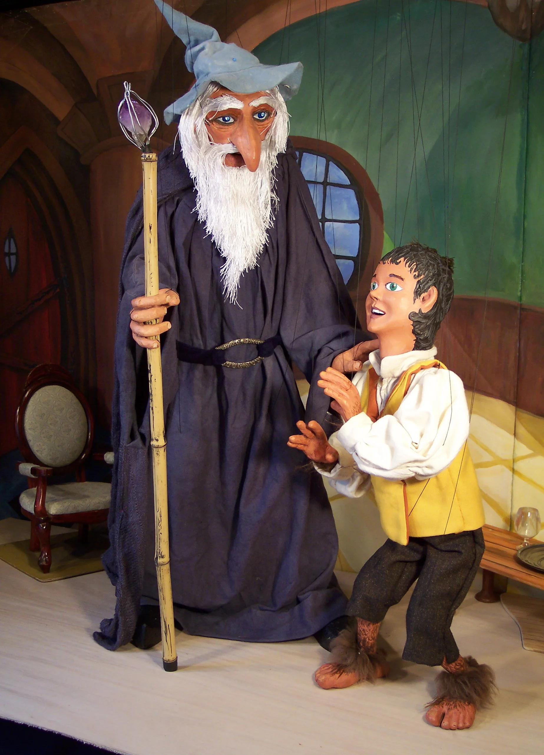 Gandalf and Bilbo Baggins Marionettes