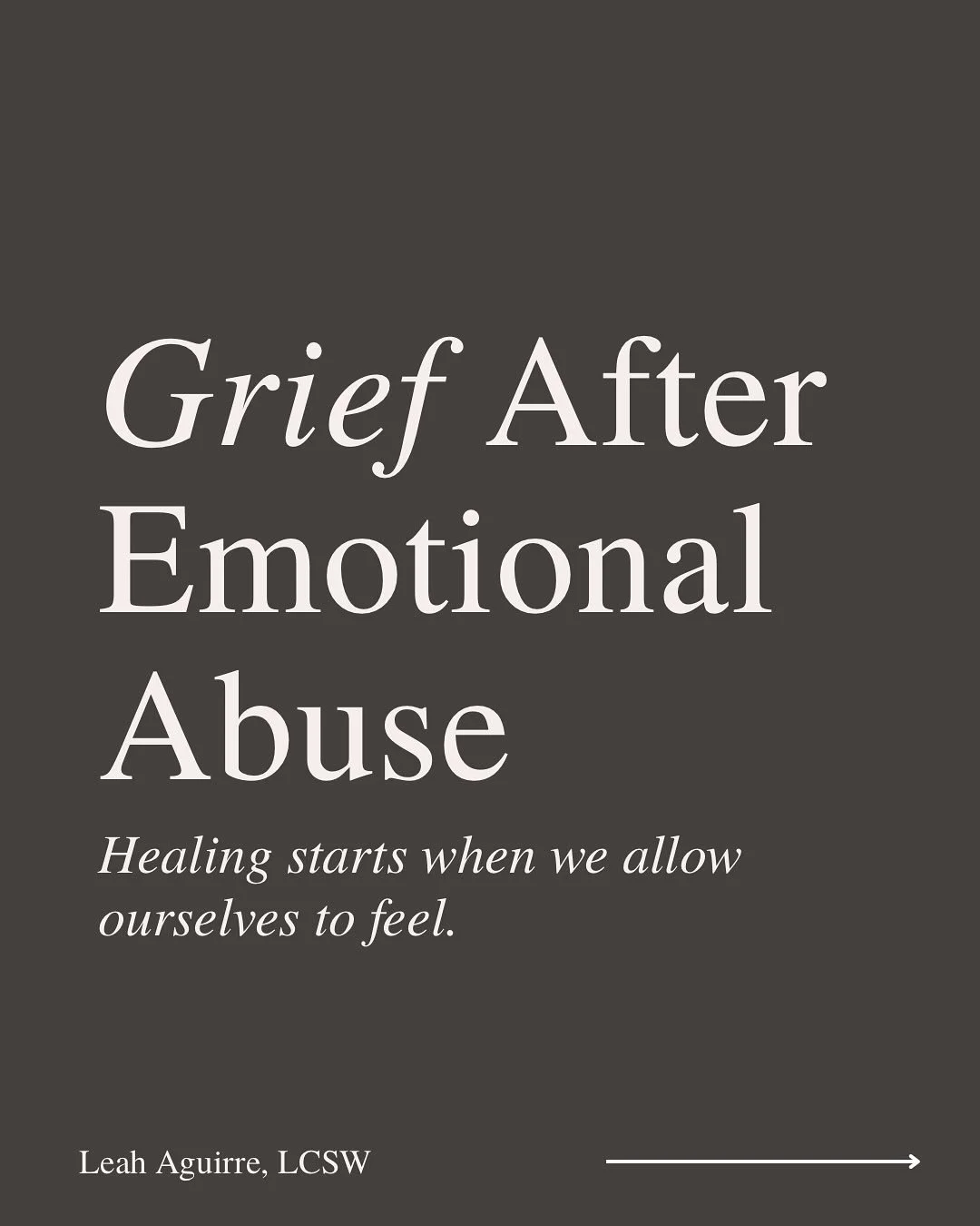 Being in a relationship with an emotionally abusive partner can be confusing and painful.

You might find yourself mourning the version of you that existed before the relationship, the connection you thought you had, or the future you once imagined. 