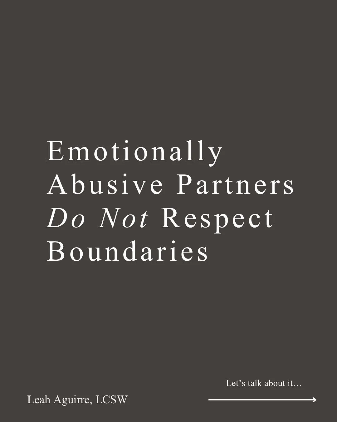 They&rsquo;re not &ldquo;confused about your boundaries&rdquo;&mdash;they&rsquo;re testing them.

Emotional abuse often shows up in subtle, strategic ways: boundary-pushing, gaslighting, and repeated violations that leave you questioning yourself.

I