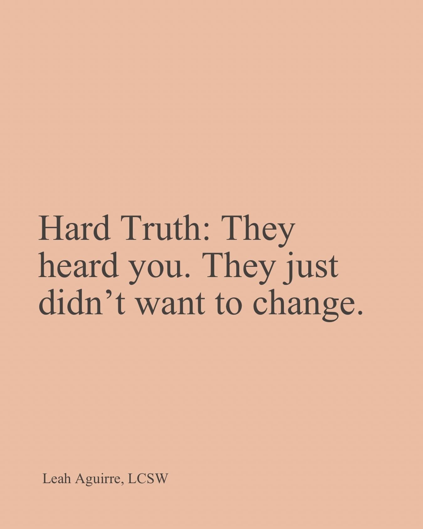 We often hold onto hope that our emotionally abusive partner will treat us better &ldquo;once they understand&rdquo; what they have done and why it&rsquo;s hurtful. 

But abuse is not a matter of miscommunication. It&rsquo;s a matter of power and con