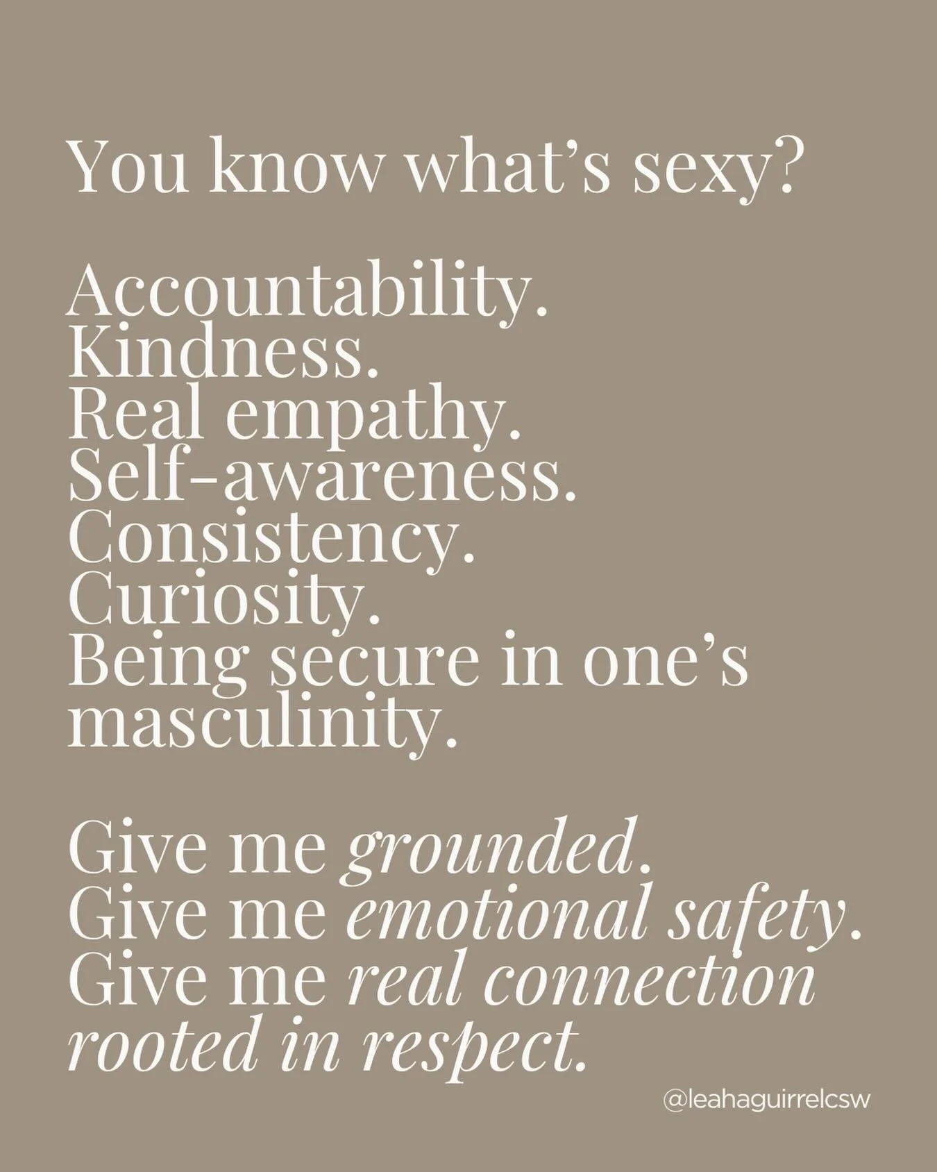 I used to be attracted to unhealthy behaviors and toxic masculinity.

To men who were charming and walked around with false confidence and security.

Some were emotionally unavailable and wishy washy.
Some were emotionally immature.
Some were perform