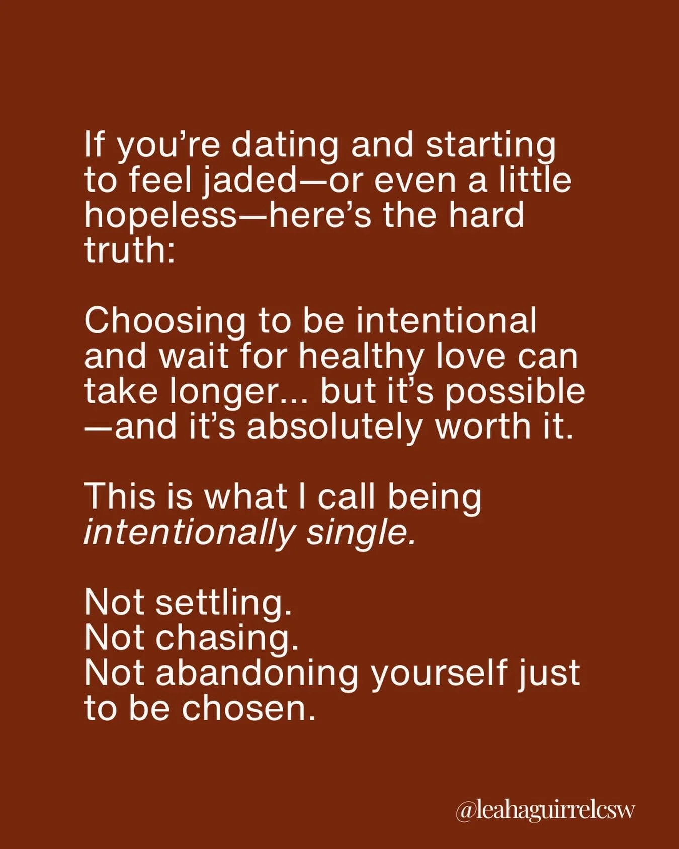 You want to be in a relationship but not just any relationship.

You want it to be meaningful.

You want to be heard and seen.

You want to feel at peace.

You want it to be healthy based on mutual trust and respect. 

Unfortunately, those relationsh