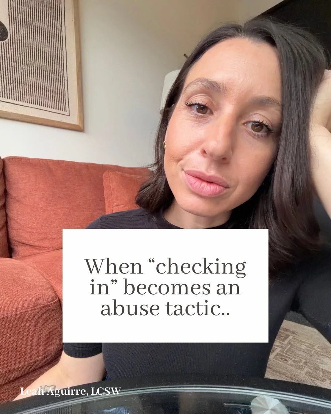 Your partner &ldquo;checking in&rdquo; can reflect genuine care &mdash; and it can also be used to exert power, control, or maintain access someone was never entitled to.

Not every message, call, or act of concern is rooted in safety or love.

Somet