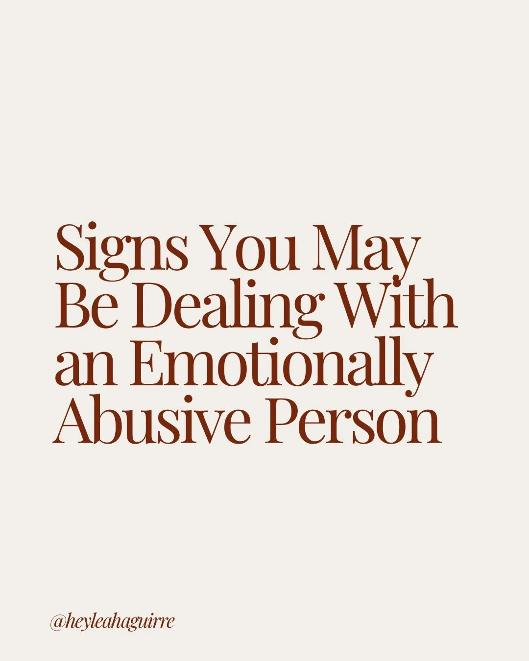 A lot of my work revolves around emotionally abusive partners, but emotionally abusive people exist in other relationship dynamics too.

They can be friends.

Family members.

Coworkers.

Bosses.

Even people you&rsquo;ve known for years.

The challe