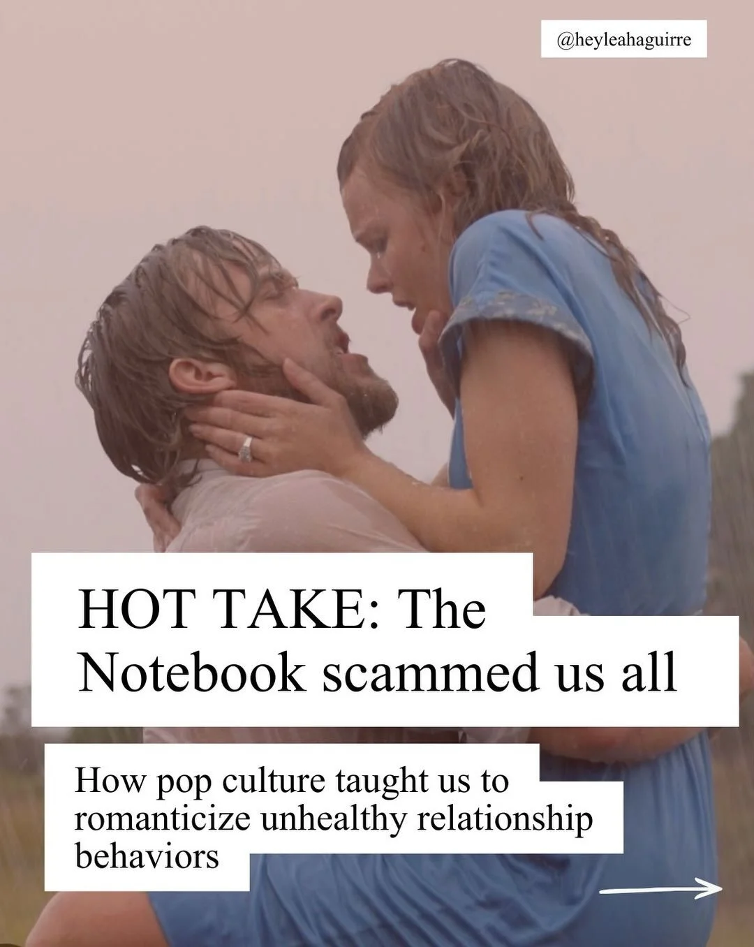 It&rsquo;s DV awareness month which means we have to bring awareness to the sociopolitical and sociocultural factors that normalize and perpetuate intimate partner violence.

Listen, I loved this movie. Still do in many ways AND it&rsquo;s also the p