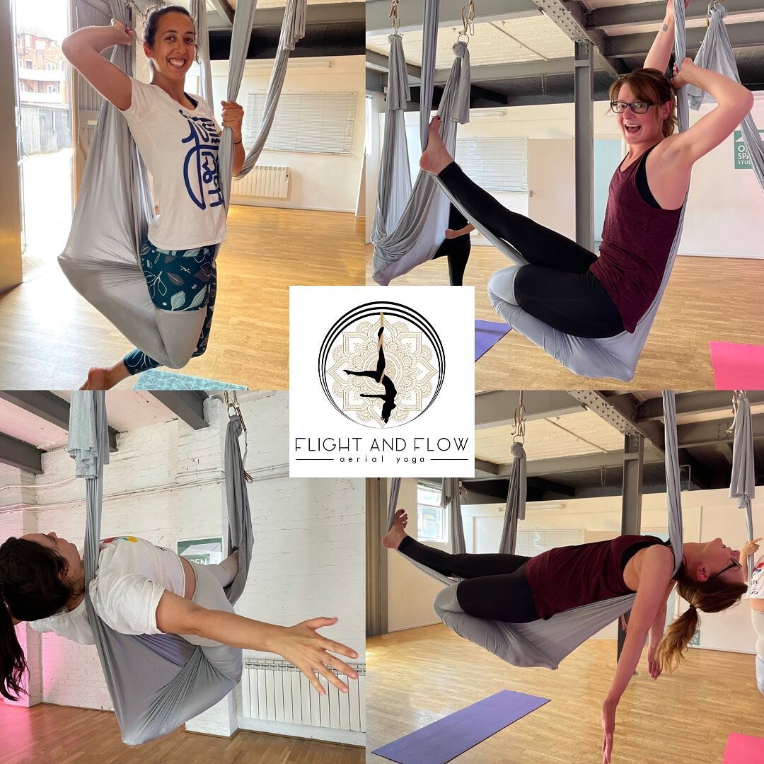 Hanging with the Seahorses! Smiley faces and strong cores are required to master this Flying Seahorse pose. Come fly with us. 

#AerialYoga&nbsp;#AerialYogaTeacher&nbsp;#AerialYogaBrighton&nbsp;#Wellness&nbsp;#BackPain
#Sciatica&nbsp;#Yoga&nbsp;#Yoga