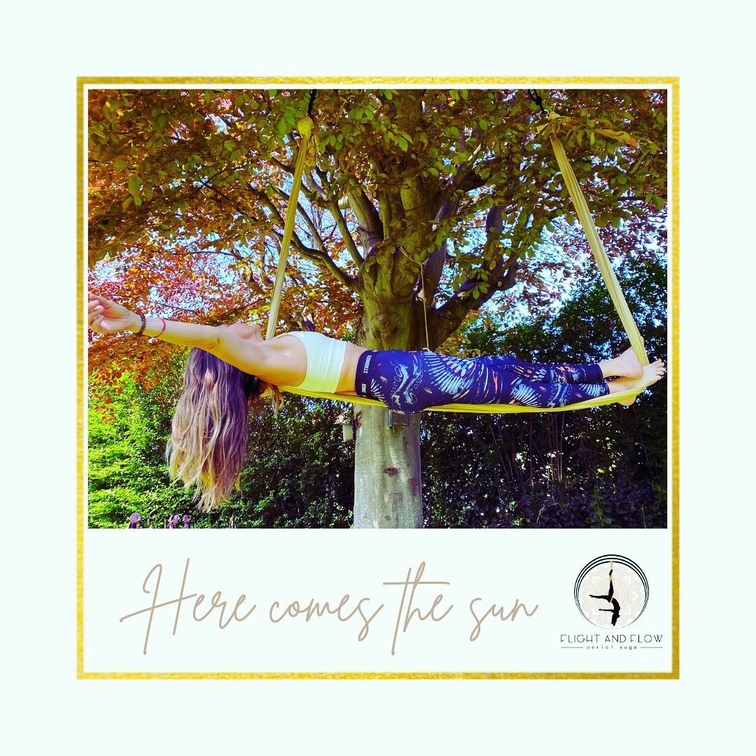 Summer&rsquo;s finally here! Making the most of the Bank Holiday sunshine with my new aerial silk in the garden. Absolute bliss! This is called the &lsquo;Coffin&rsquo; pose (its the ultimate wedgie!) This posture really strengthens the core to maint