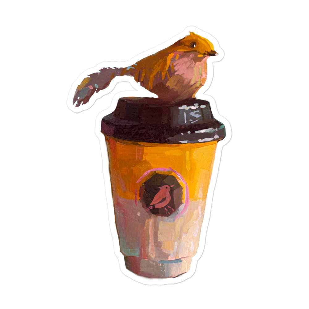 "Tweety Coffee" - Die-cut sticker - €3
