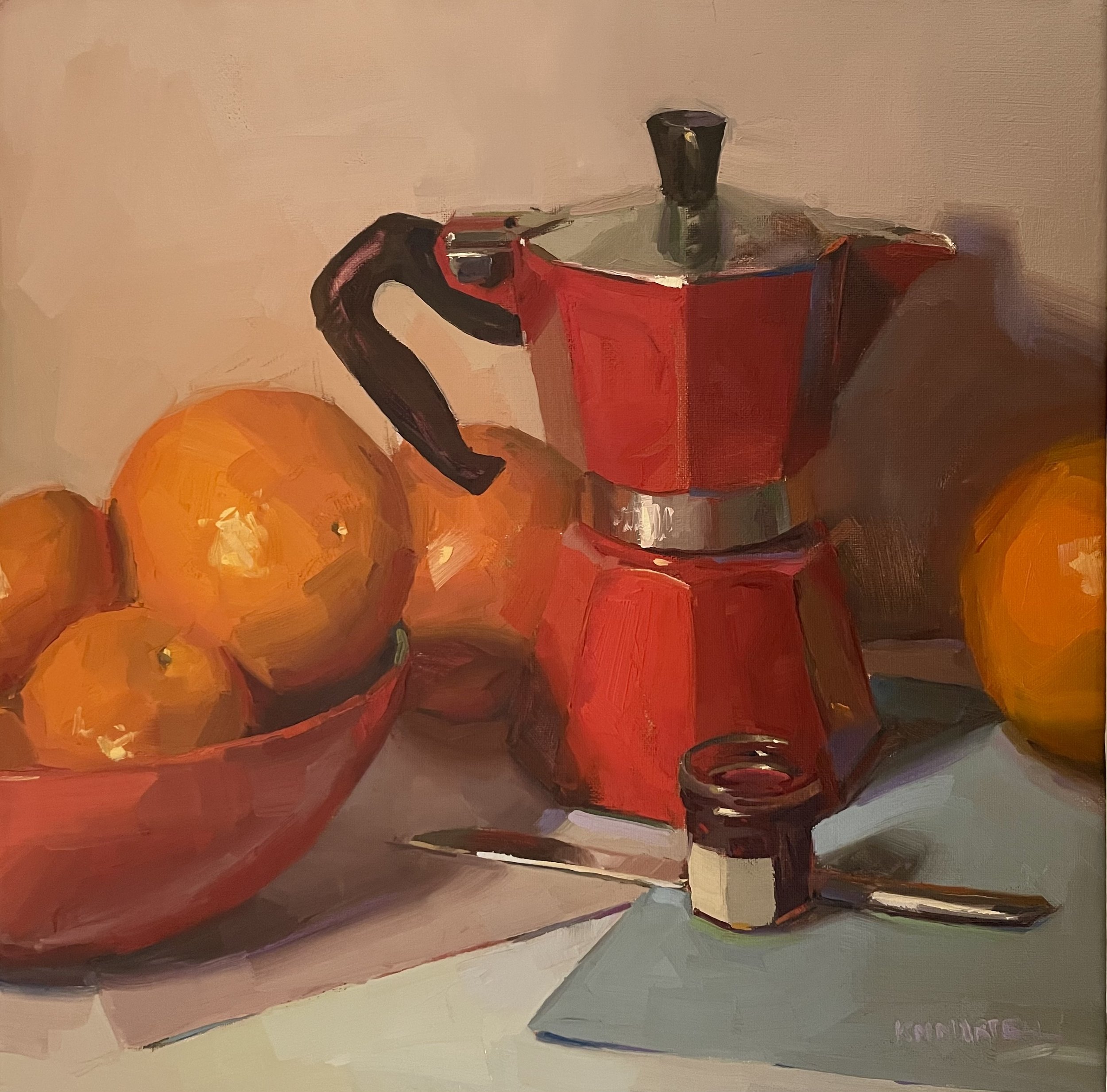 And in the morning - 12x12in-oil on canvas - KMMARTELL - 2022.jpeg