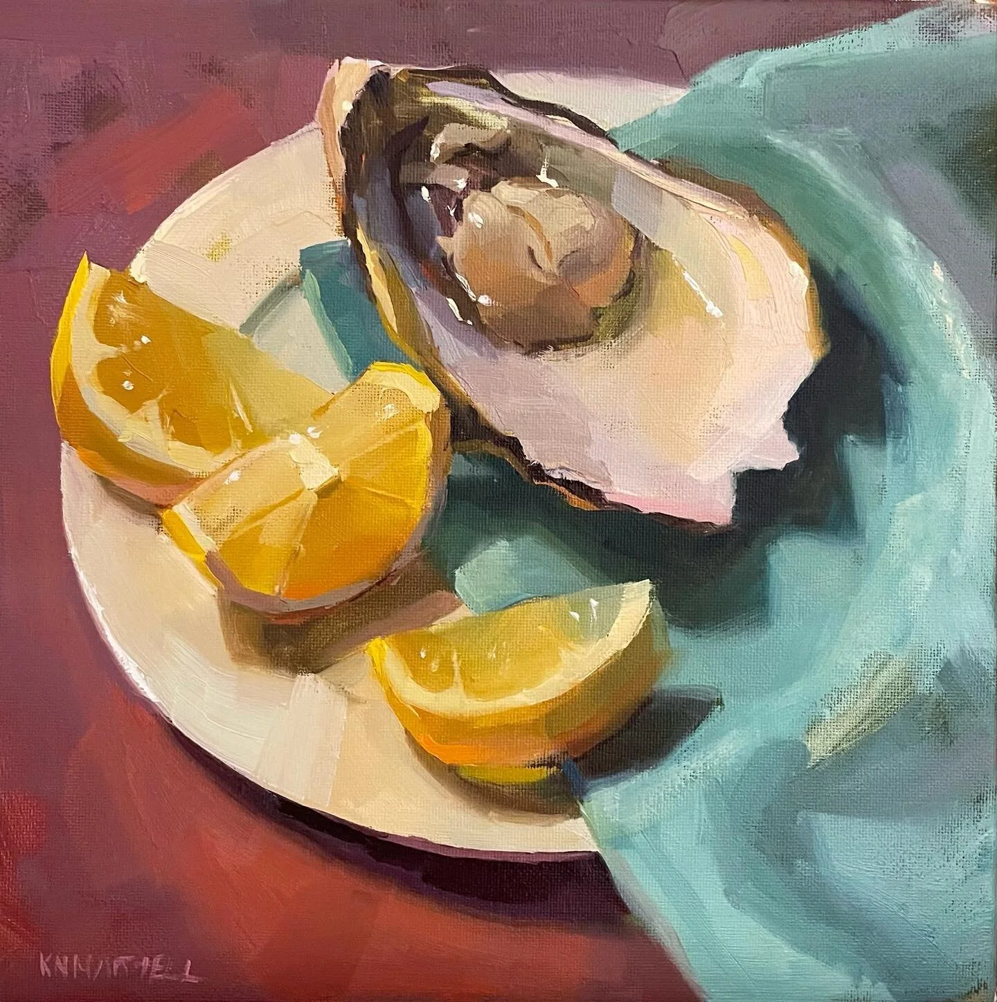 So delighted that &ldquo;Me Lil Oyster O&rsquo; Mine&rdquo; will be going to the Royal Society of Marine Artists exhibition in London! My first time exhibiting at the RSMA and with my little oyster all the way from Wicklow. Chuffed! 
.
The exhibition