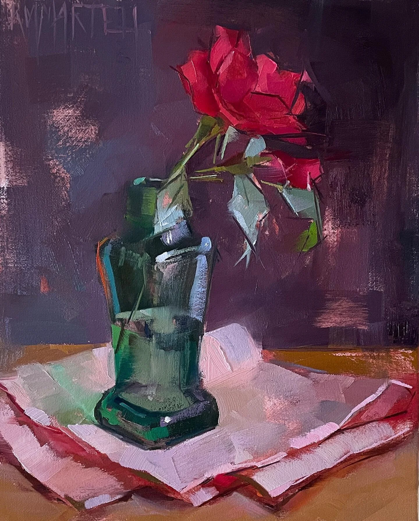 Day 1 #stradaeasel and here we go kicking off the strada easel challenge! Where I&rsquo;ll be hopefully painting and posting a new painting from life each day for September. Which means no household chores for me this month right?! 😎 Me poor sufferi