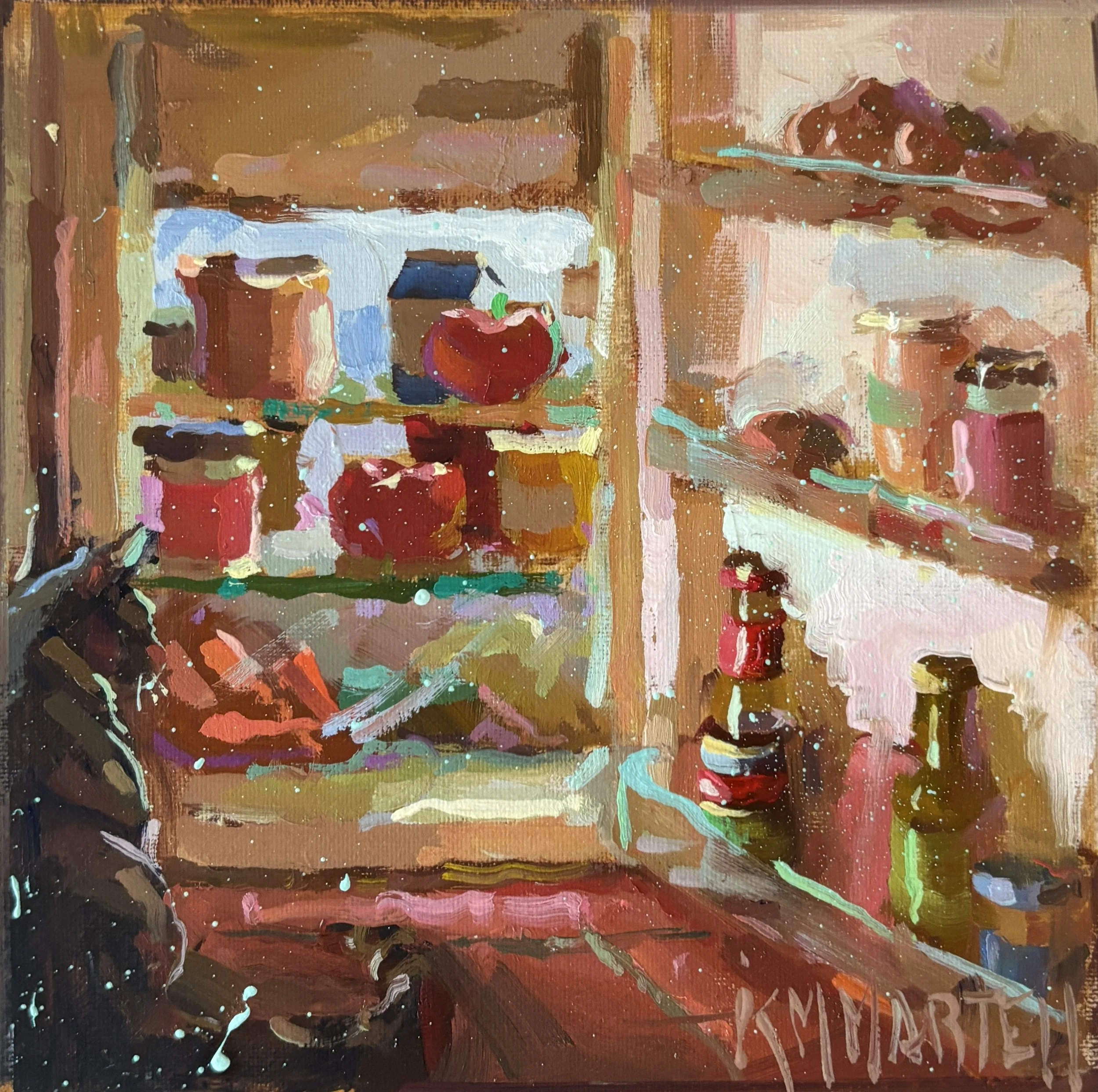 "Cat Study 2" - 15x15cm - oil on canvas -.JPG