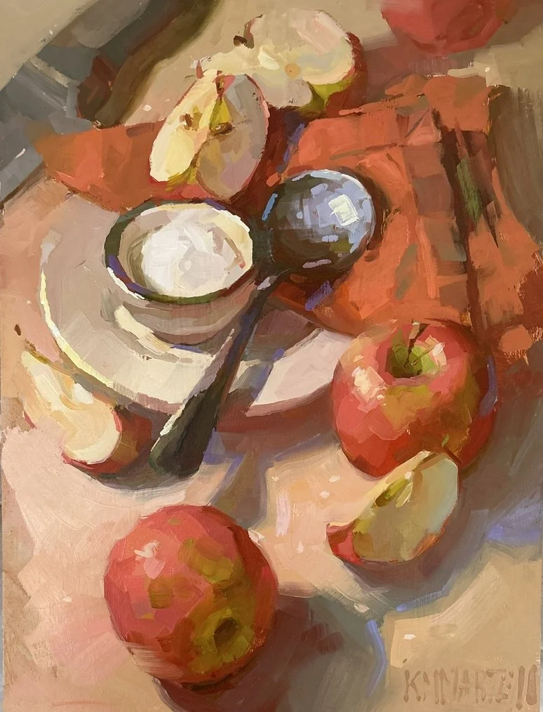 "Sugary Apples" - 10x14in - €450 - The Doorway Gallery