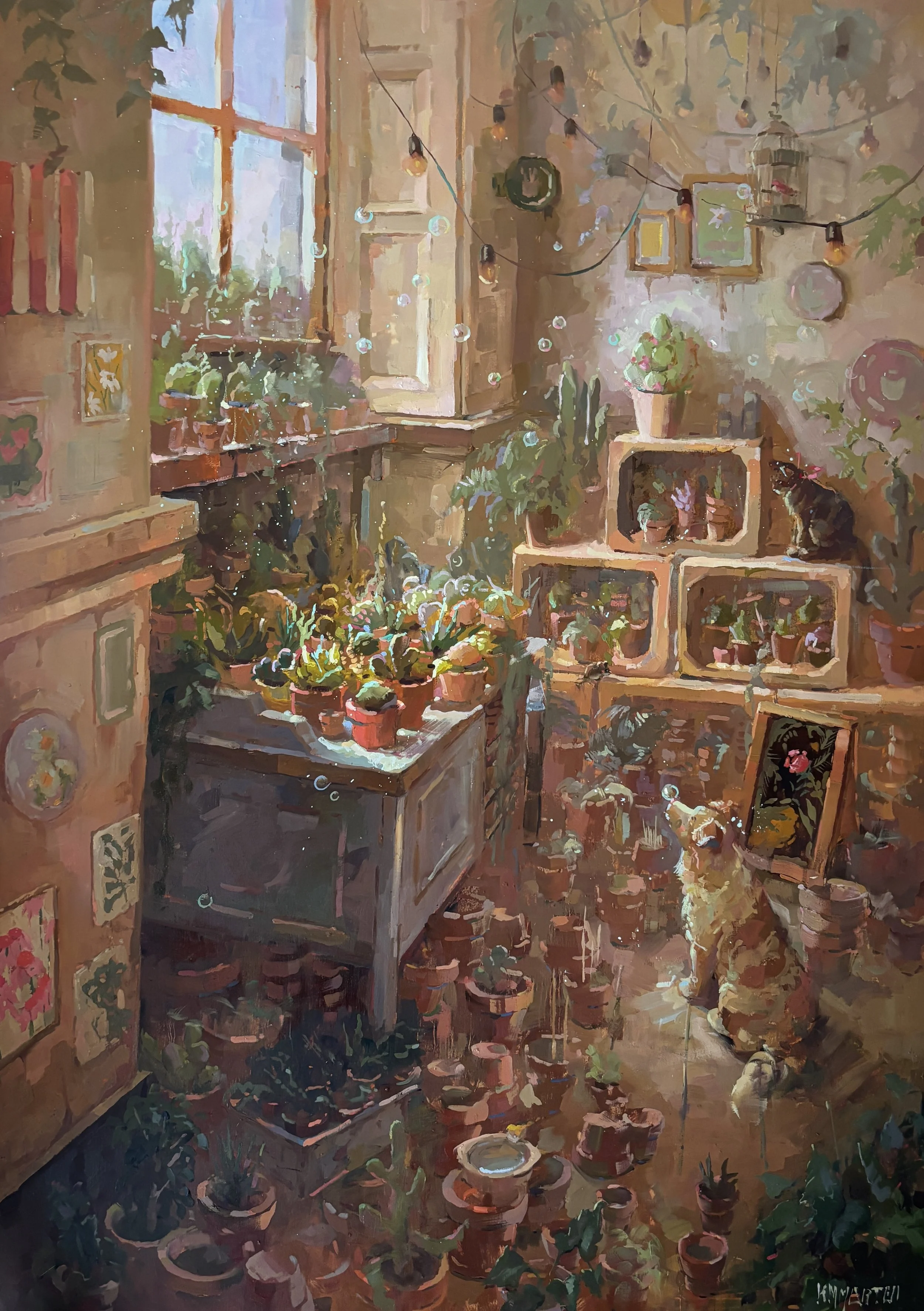 "Carpe Diem" - 70x100cm - oil on wood  - €2650 - Killarney Art Gallery - Worldwide Shipping