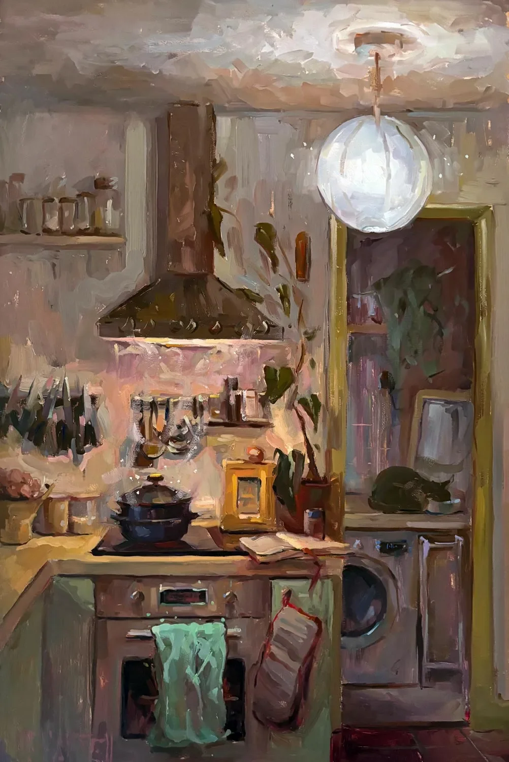 "Sunday Gumbo" - 60x40cm - oil on canvas - €1,400.00 - Killarney Art Gallery