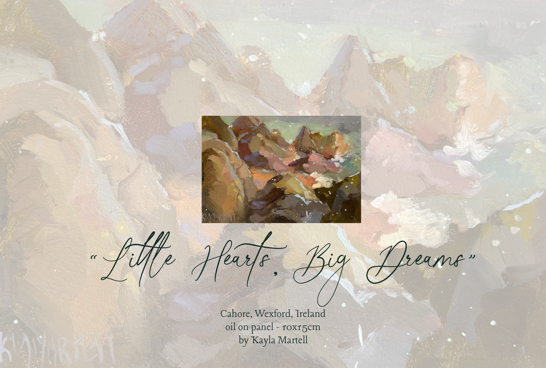 "Little Hearts, Big Dreams" - Greeting card - €3