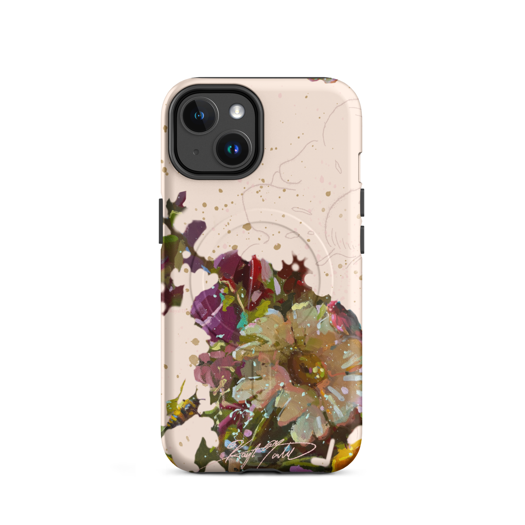 'Flowers are a girl's best friend" - Kayla M. Martell - MagSafe® tough case for iPhone - €22