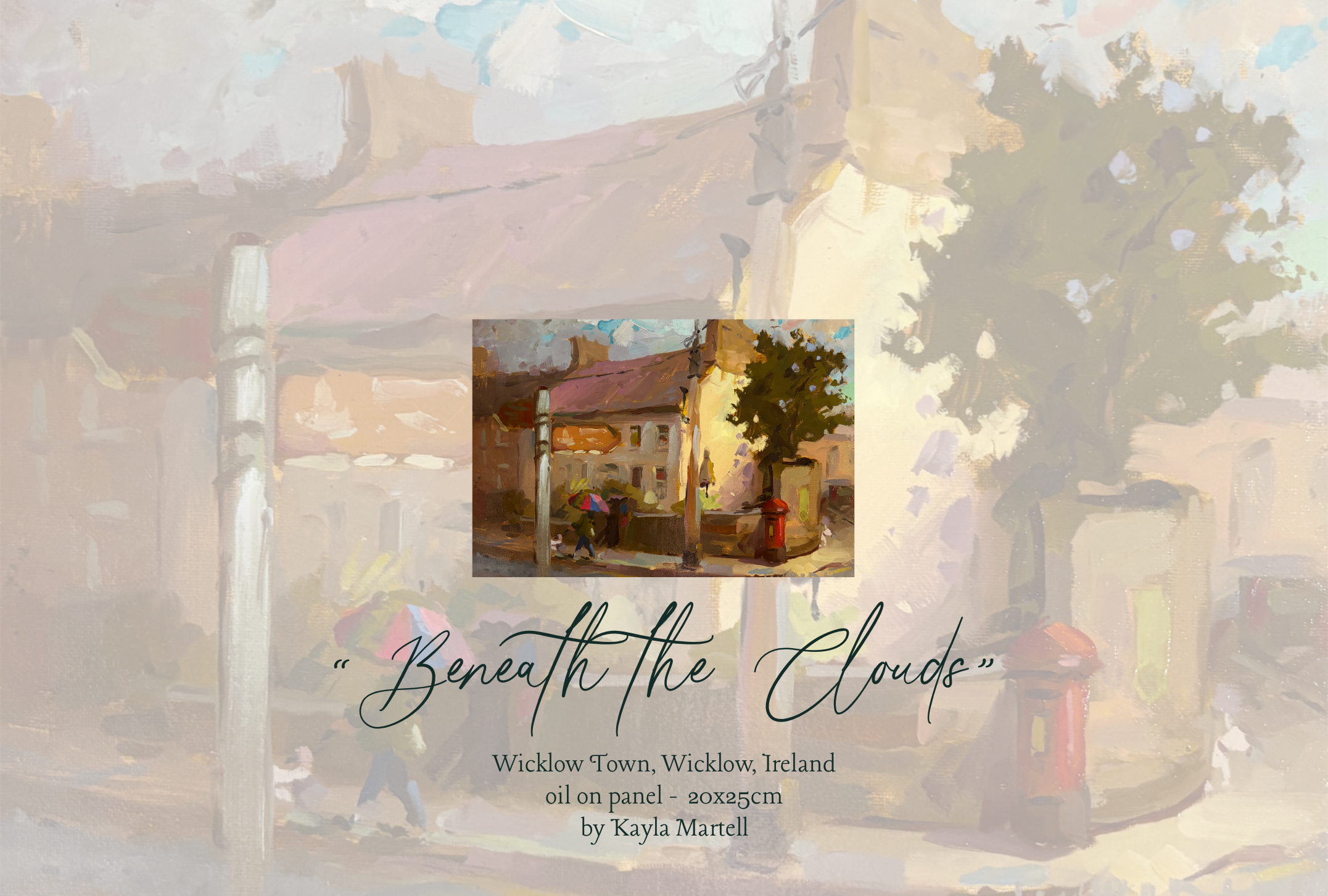 "Beneath the Clouds" - Greeting card - €3