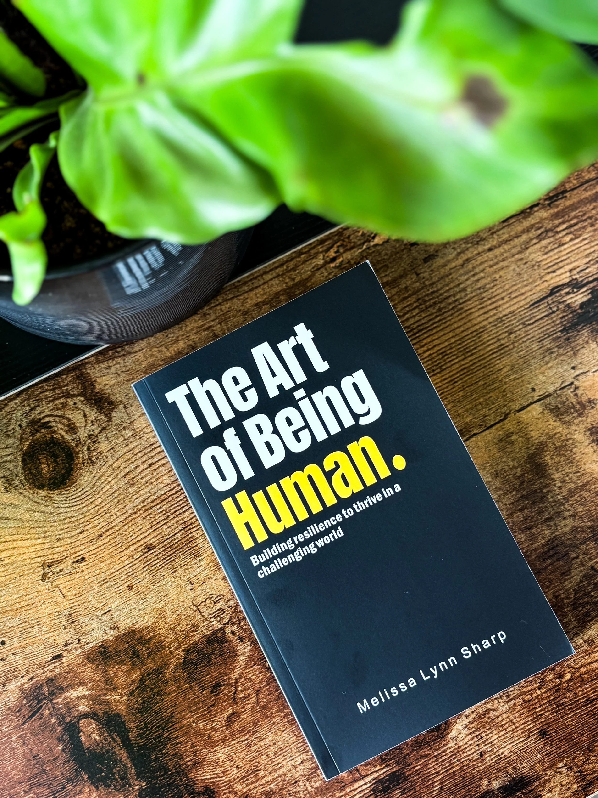 A photo of the book The Art of Being Human by Melissa Lynn Sharp