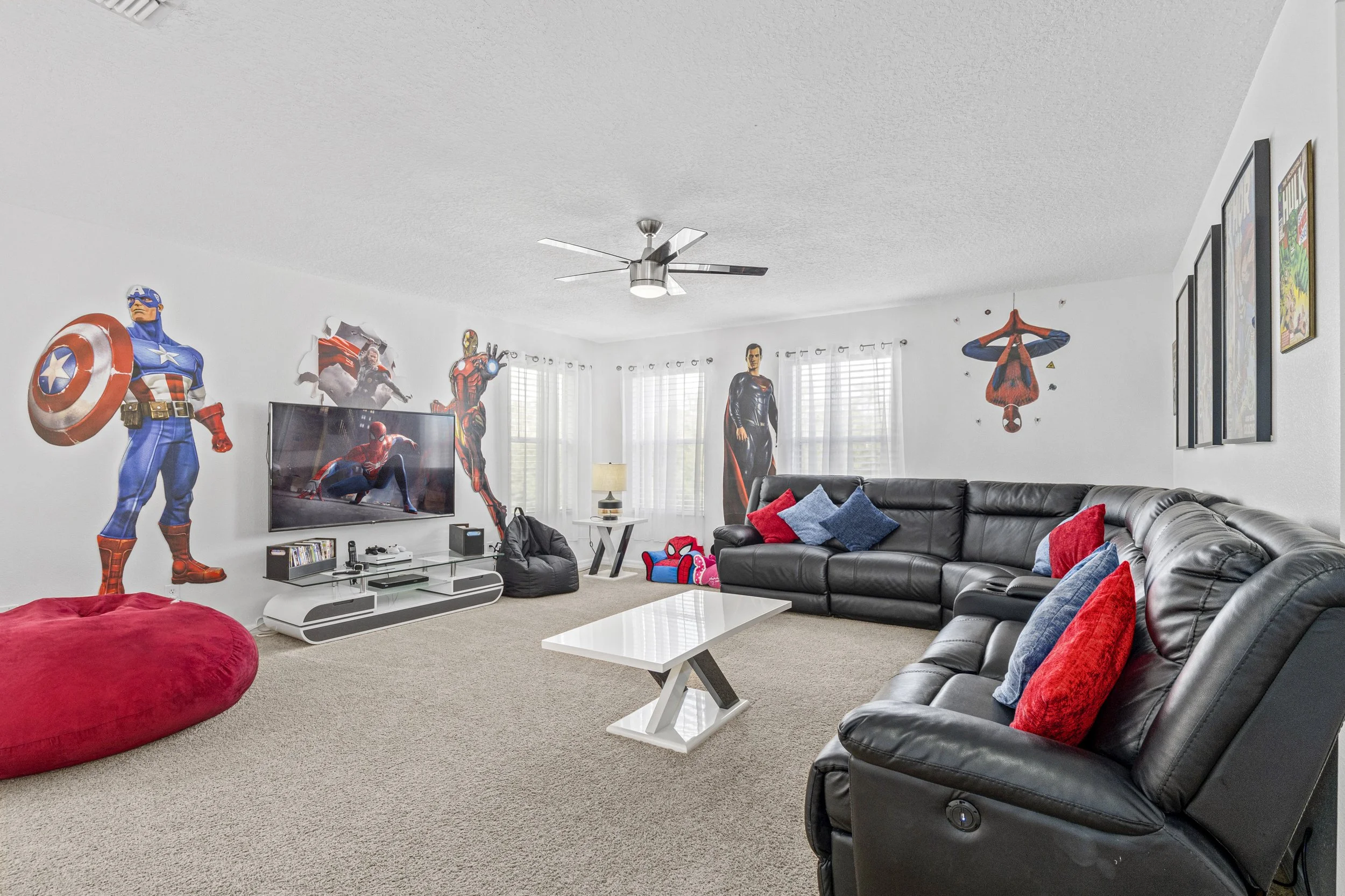 5 Bedroom Orlando Villa - Marvel Themed Media Room.jpg