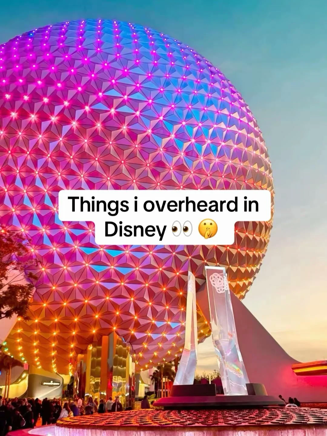 Things I overhead at Disney 👀 🤫 #disneyorlando #disneytrip #orlandoflorida🇺🇸 #magickingdom #epcot