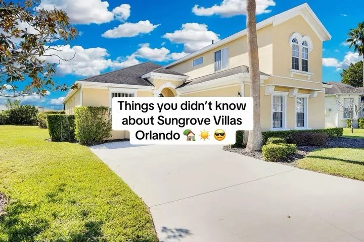 Things you didn&rsquo;t know about Sungrove Villas ✨ #orlandoholiday #floridaholiday #orlandovillas #disneyholiday #disneyorlando