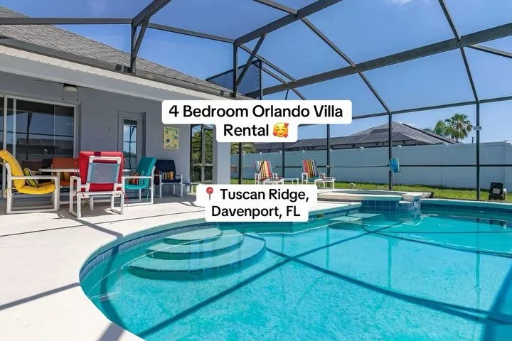Location - Tuscan Ridge 
Bedrooms 4 
Bathrooms 3 
Sleeps 8
Villa Reference; 252BD

✅ Newly refurbished with modern decor 
✅ Two spacious living areas so everyone has room to relax 
✅ Fully equipped games room with a pool table, air hockey, and large 