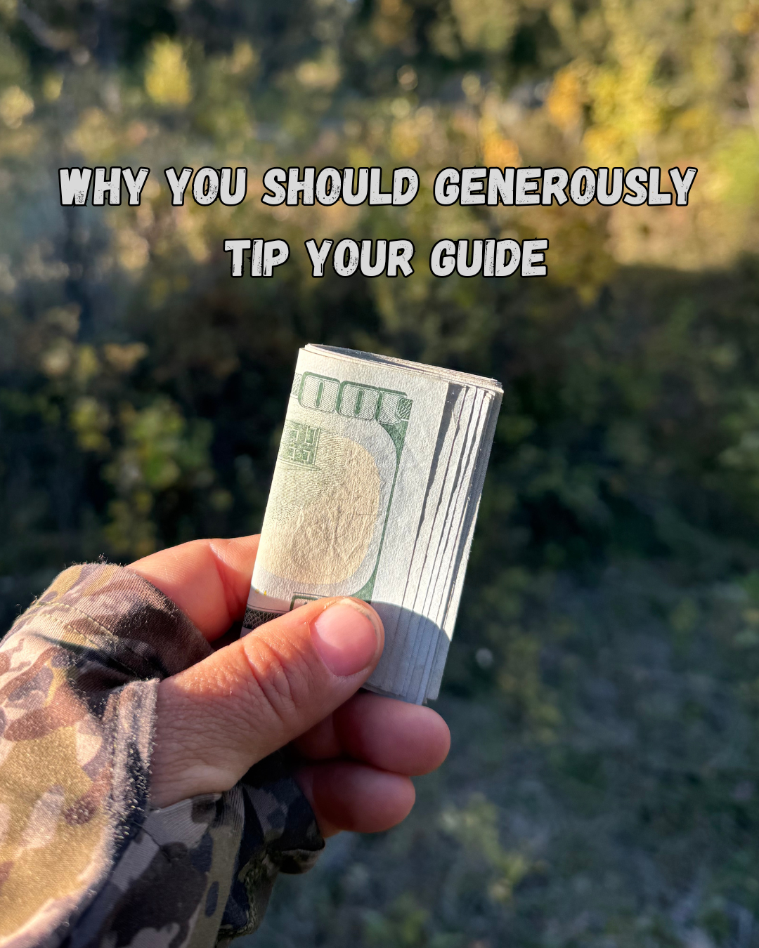 Why You Should Generously Tip Your Guide