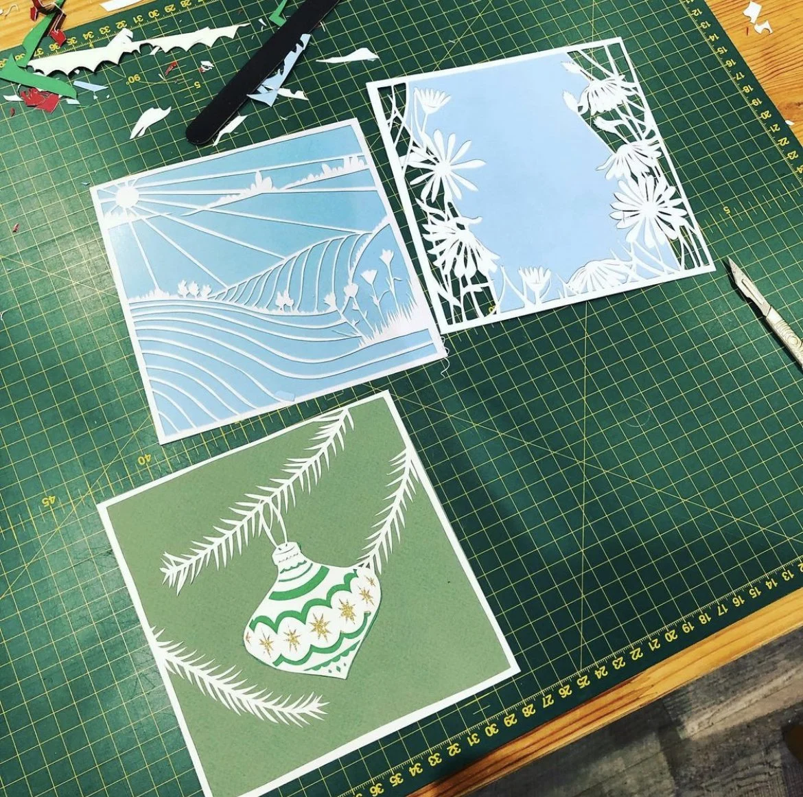 Winter Paper Cutting Leonardslee Gardens