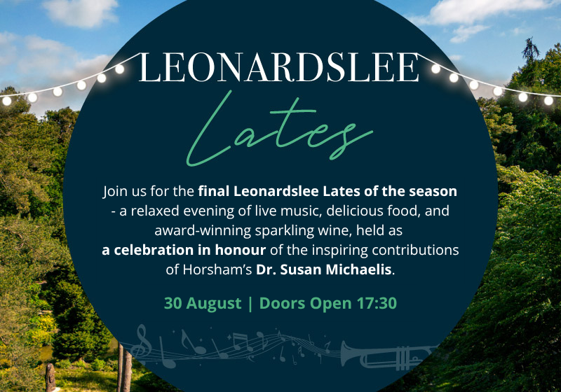 Leonardslee Lates with a celebration in honour of Dr Susan Michaelis